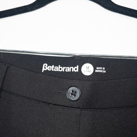 New BetaBrand Black‎ Classic Straight Dress Yoga Pant Size Medium Tall - Picture 4 of 7
